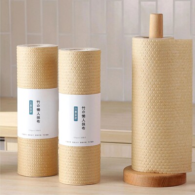 Disposable bamboo lazy cloth kitchen dry and wet dishwashing