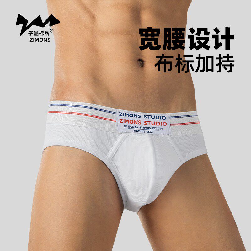 子墨棉品内裤男款三角莫代尔低腰青年内裤透气舒适性感内裤
