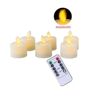 LED Light Remote Battery Operated Electric Candles Flickerin