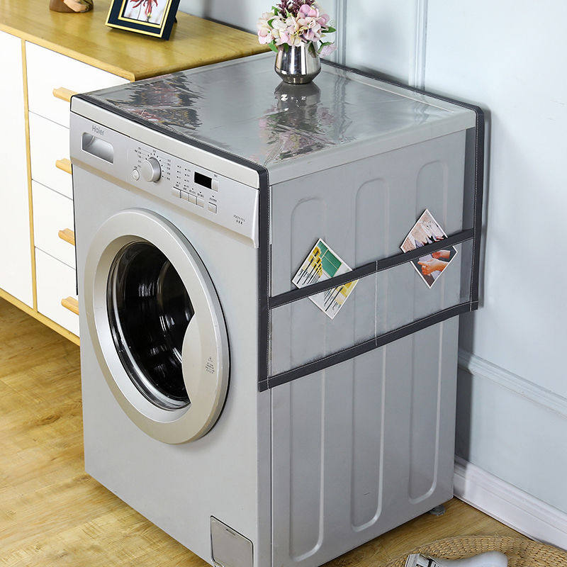 洗衣机防水罩浴室专用全自动洗衣机透明盖布防水免洗滚筒上开盖通