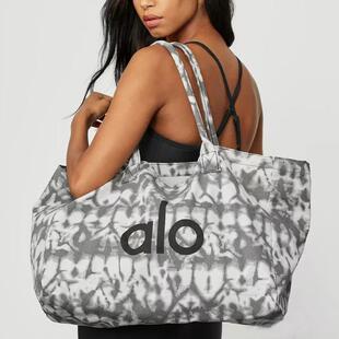 alo yoga瑜伽包托特单肩包帆布包男女通用大容量购物袋运动健身包