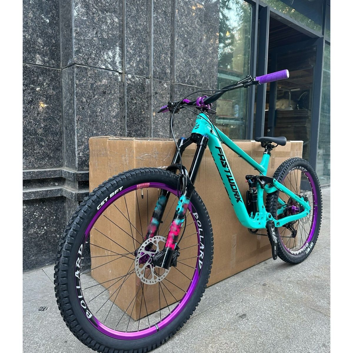 Fastwork 新款四代薄荷绿 软尾山地车27.5 boost桶轴车高强度整车