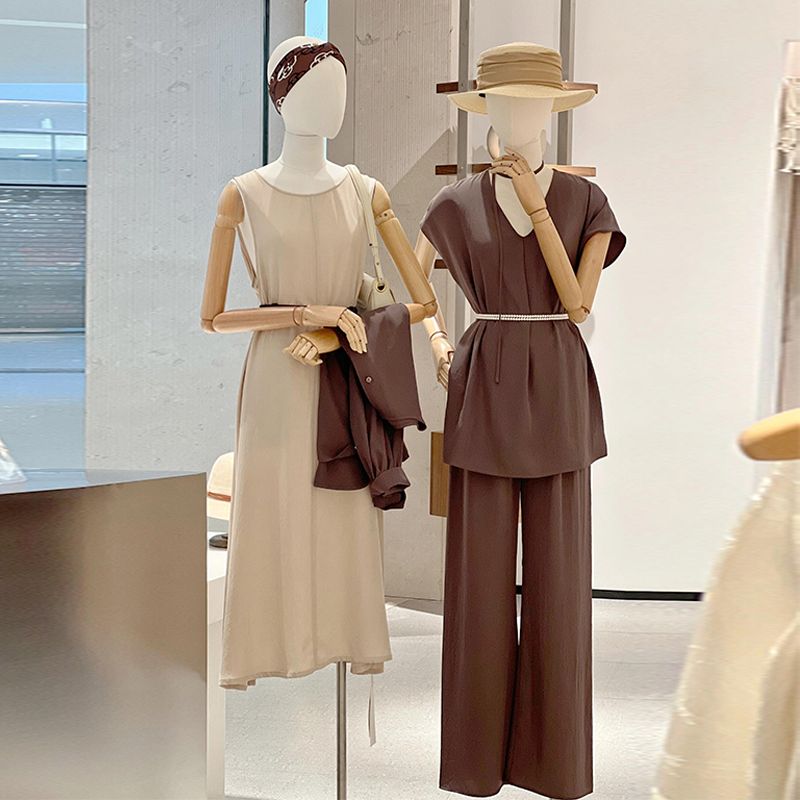 服装店高档挂件手女装模特道具半身橱窗韩版小胸全身假人偶展示架