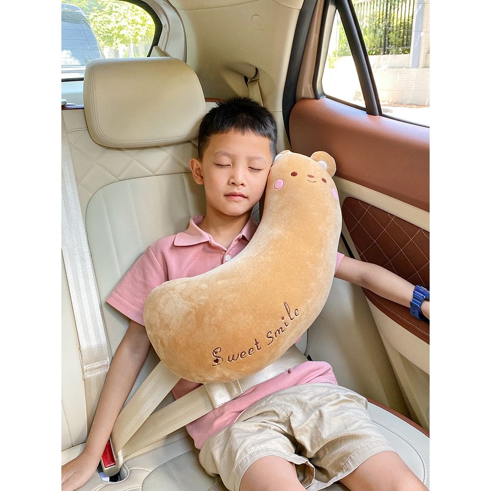 儿童汽车睡枕车上睡觉神器车载抱枕安全带护肩套后座防勒脖护肩垫
