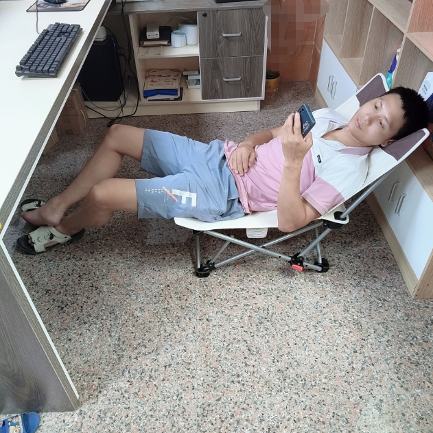 午睡折叠床办公室午休折叠躺椅子单人陪护行军床户外便携露营桌椅