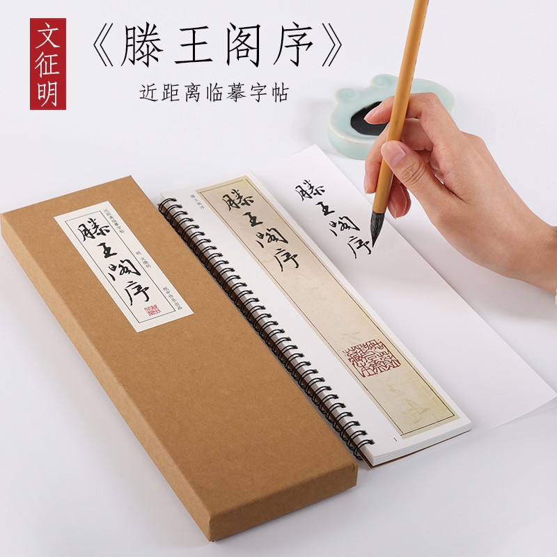 纸中作乐 明代 文征明滕王阁序行书全文全集近距离临摹书法字帖