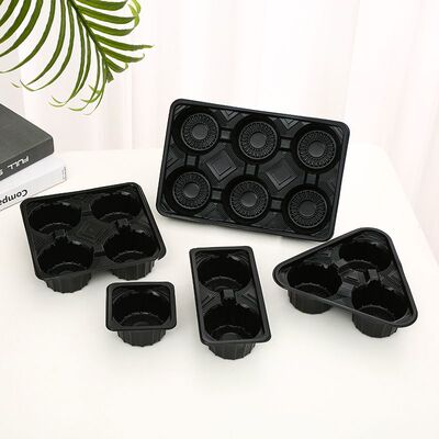 加厚一次性奶茶打包底托123456塑料咖啡四杯托增厚外卖防撒两杯架