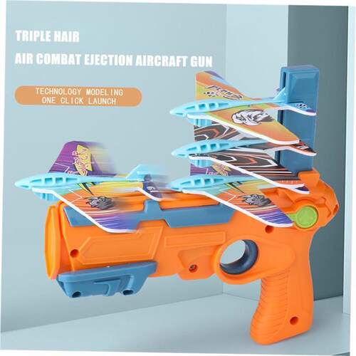 Launcher Toys for Kids Bubble Catapult With 6 Small Plane To