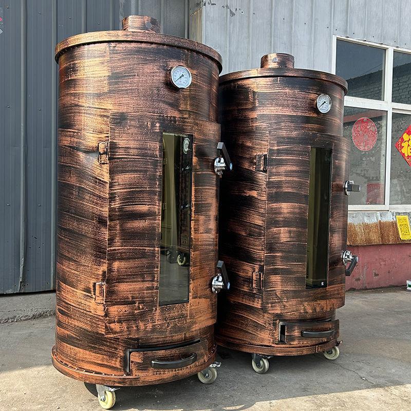 烤全羊炉子商用立式烤全羊专用烤炉无烟大型烤乳猪烤羊排羊腿厂家
