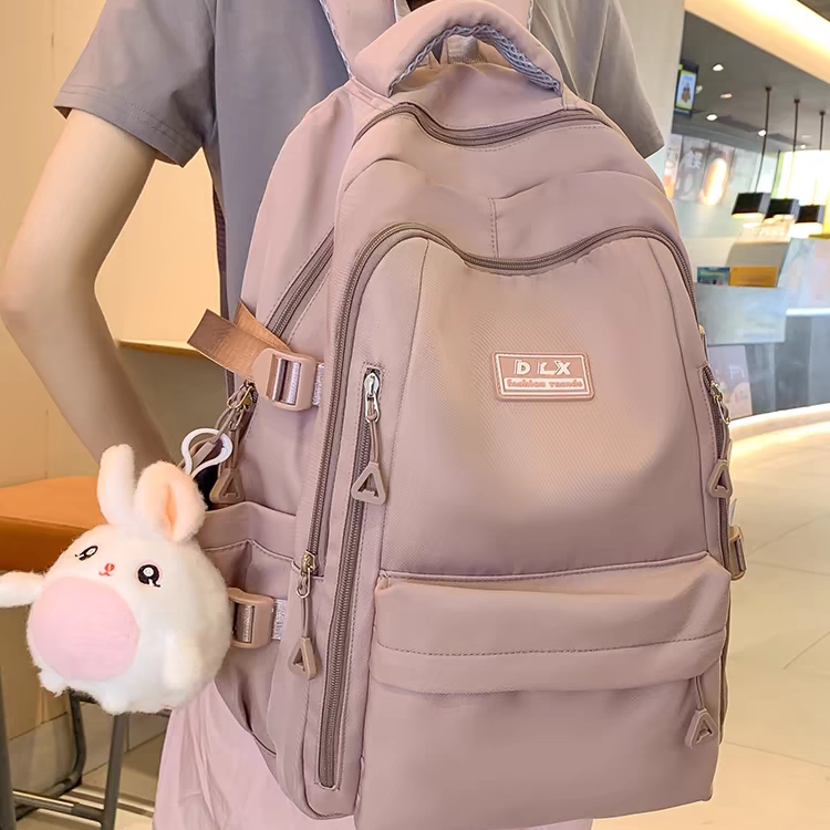 书包女生大学生高中学生初中生小学2024新款双肩包大容量背包旅行