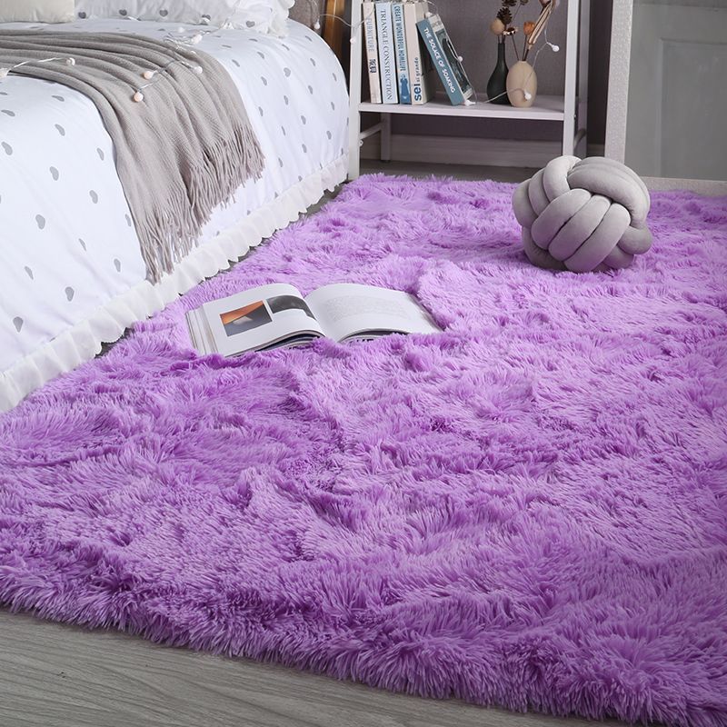 加厚丝毛地毯卧室床边客厅榻榻米房间大面积满铺少女耐脏毛毯地垫