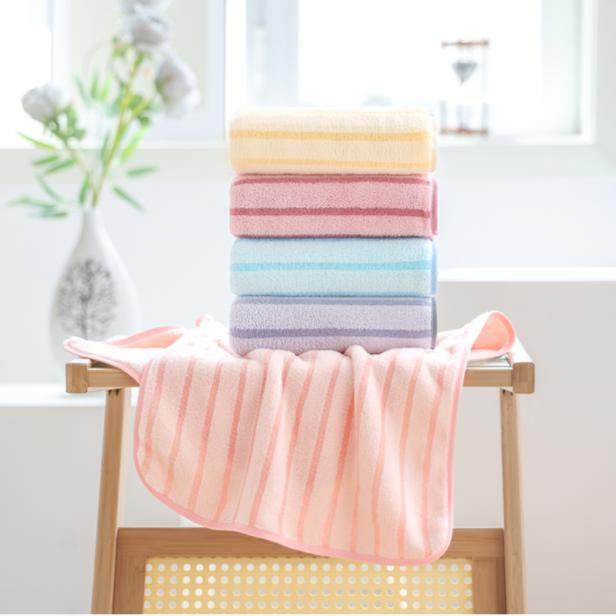 5条装珊瑚绒毛巾吸水速干不掉毛擦脸洗澡毛巾家用超柔加厚