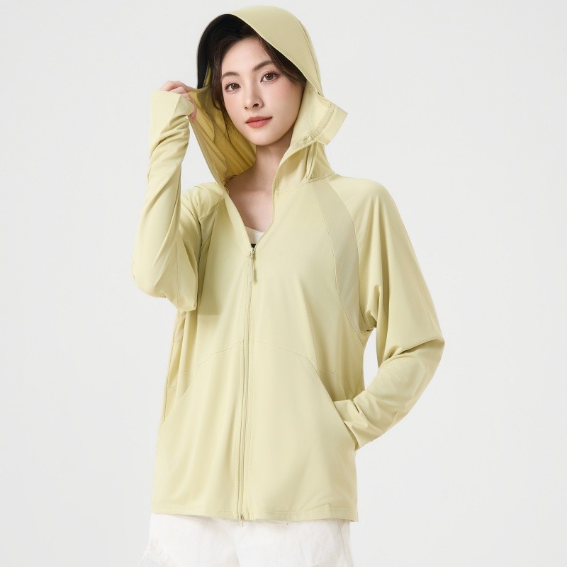 Alan可拆卸黑胶帽檐大码防晒服防紫外线男女同款情侣防晒衣W2359