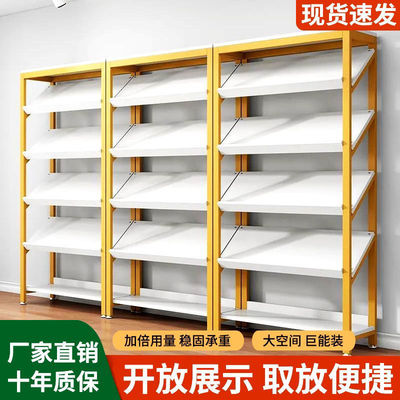 鞋店展示架实体店货架商场童鞋拖鞋多层商业斜面置物架货架鞋架子