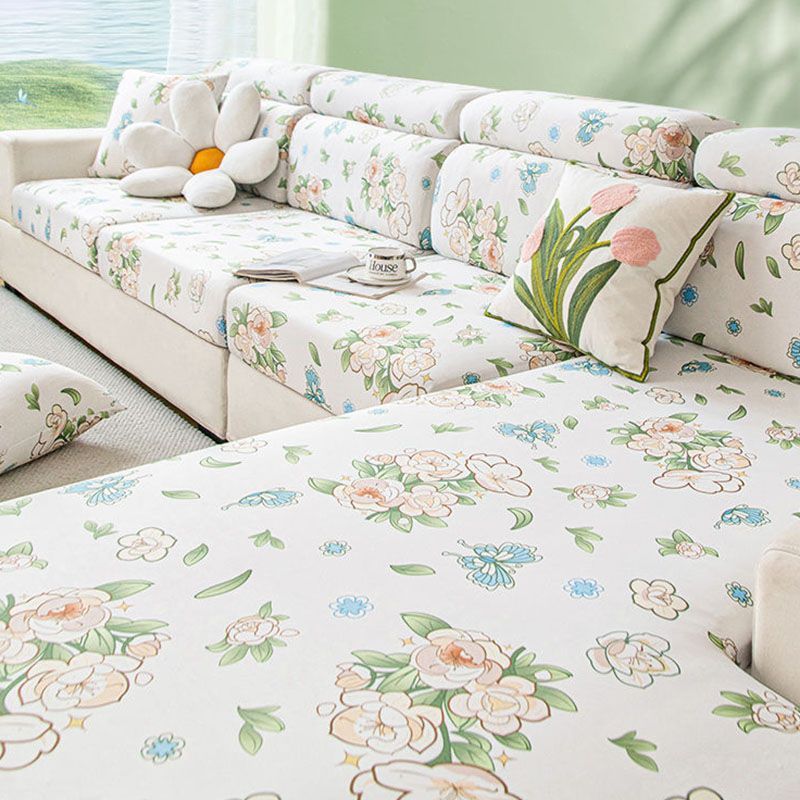 夏季冰丝沙发套罩三座一贵妃2025新款全包型万能套防猫抓沙发笠套