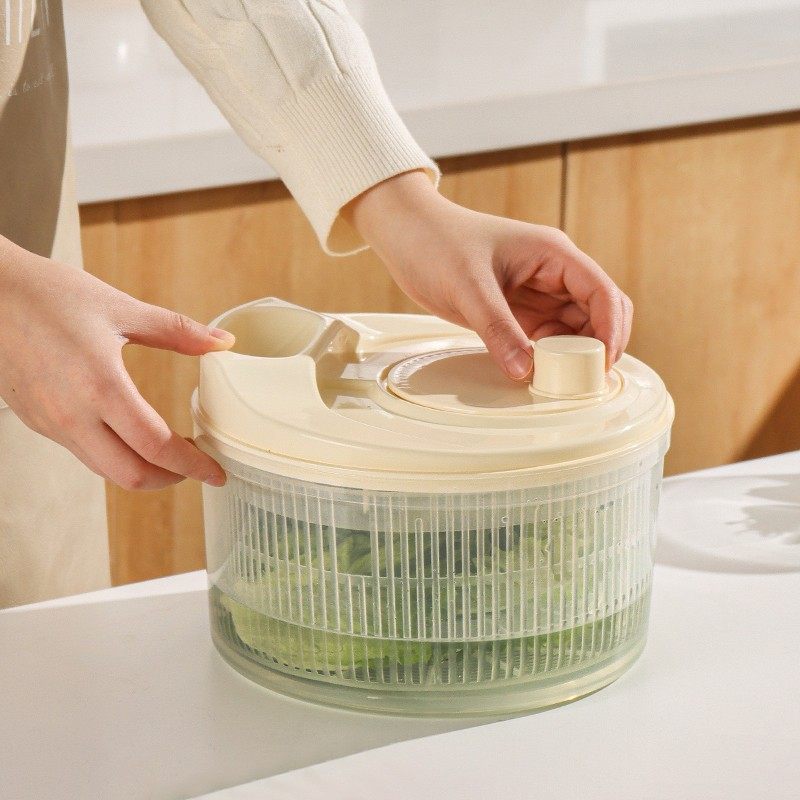 川岛屋蔬菜脱水器家用沙拉甩干机器洗水果沥水篮厨房旋转洗菜神器,厨房/烹饪用具,手动果蔬脱水器/甩水器,淘宝优惠券,粉丝福利购,淘宝优惠卷