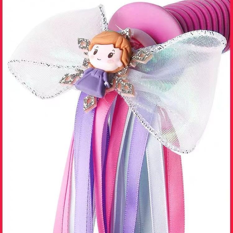 儿童滑板车彩带配饰自行车飘带流苏装饰三轮童车平衡车手把穗布条