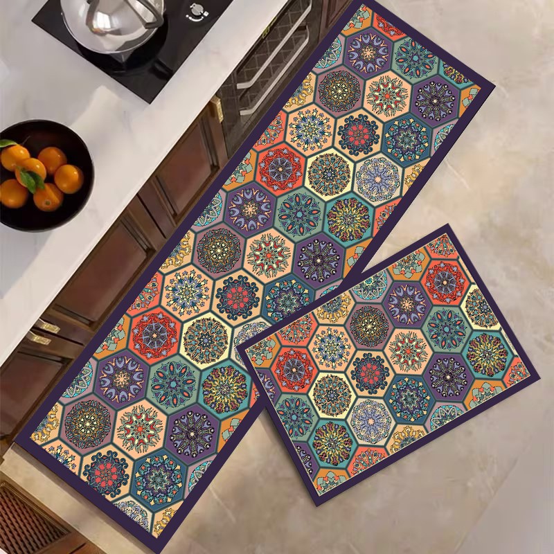 X101-9【45*80+45*160cm】厨房硅藻泥防污防滑地垫吸水脚家用地毯