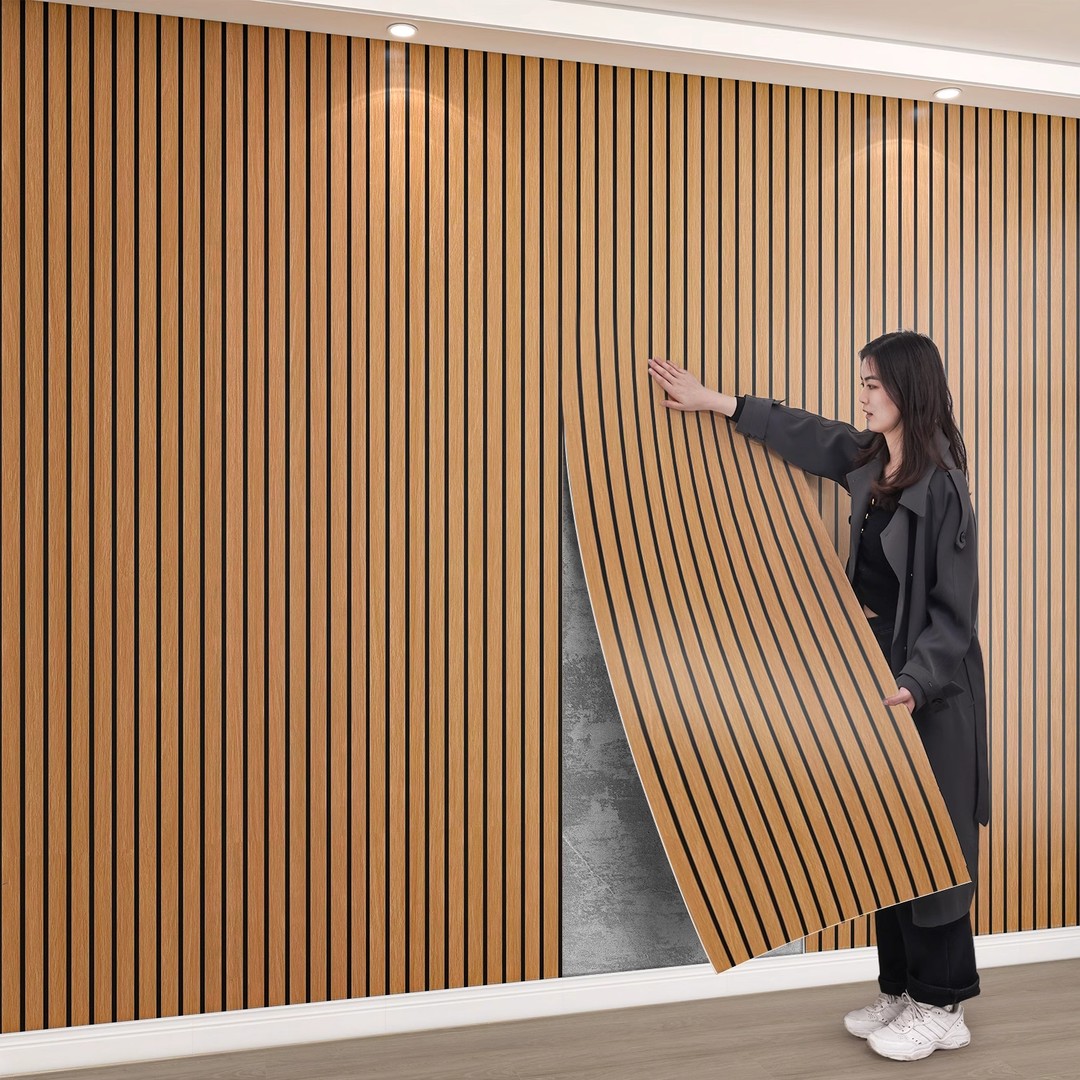 格栅墙贴自粘防水防潮客厅背景墙面装饰墙壁仿铝塑板瓷砖加厚贴纸