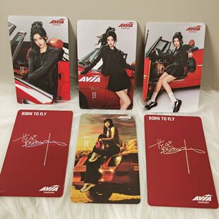 鞠婧祎饭制自印爱威亚代言小卡镭射烫金签名卡背考虑清楚下单