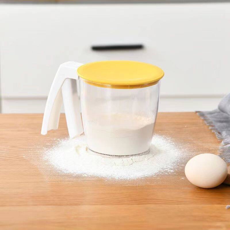 手动杯式半自动粉筛筛网超细烘焙过滤工具手持面粉筛子家用