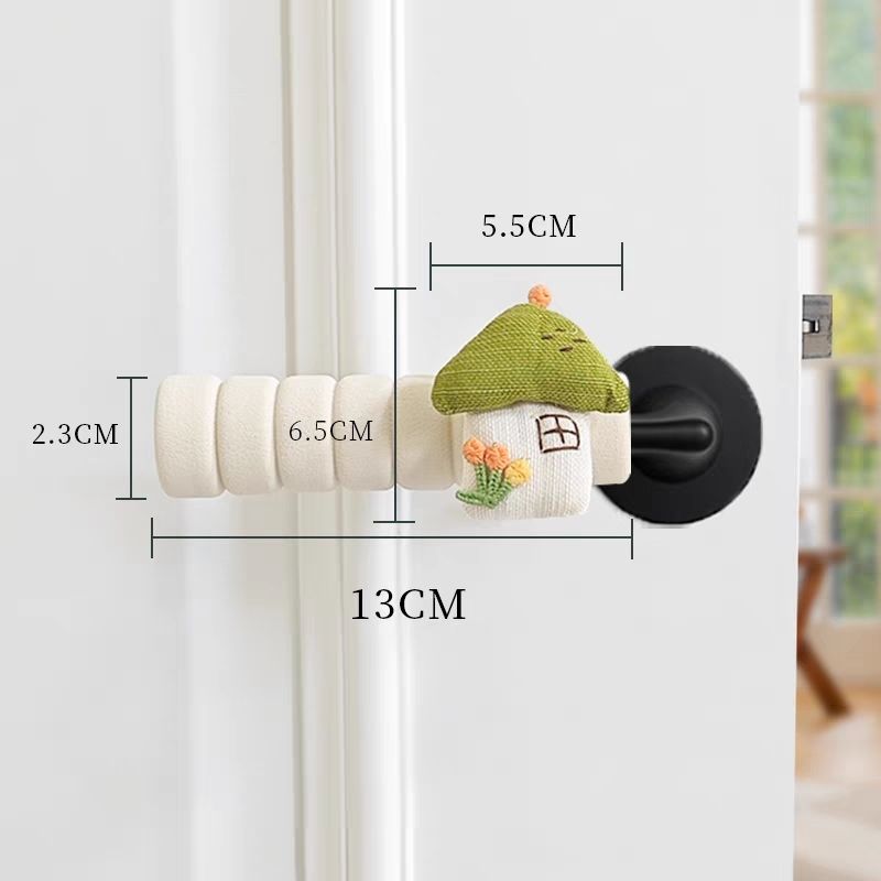 门把手防碰撞保护套可爱创意把手装饰冬天防静电卧室入户门把手套