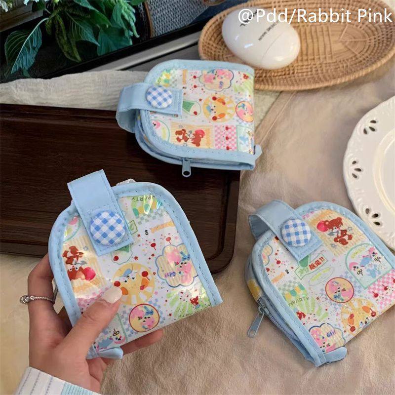 女式轻薄小卡包多巴胺碎花卡包女外出便携式创意零钱包2025新款多