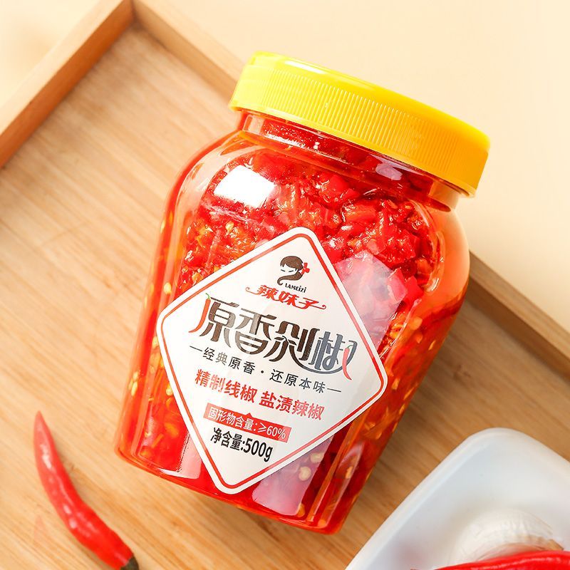 辣妹子原香剁椒辣椒酱拌饭拌面酱湖南风味特产炒菜剁椒鱼头调味料