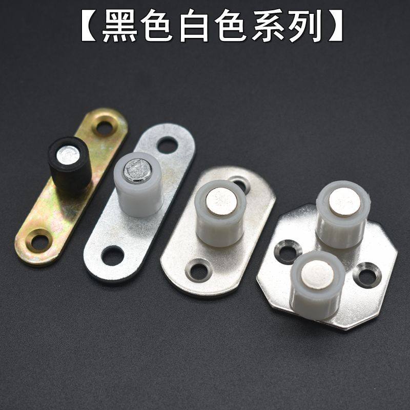 吊门下固定器加厚木门移门定位器吊轮固定器双轴承限位地轮固定移