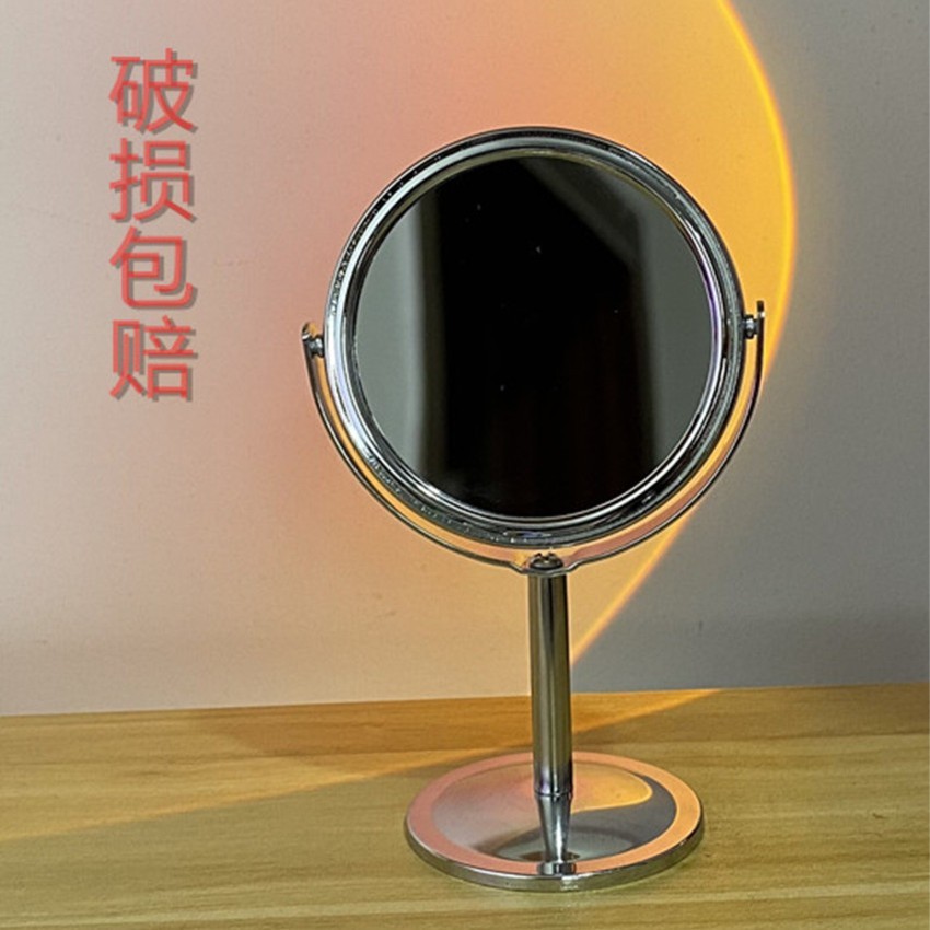 100倍毛孔放大镜子清理学生家用便携化妆镜折叠高清美容镜旋转镜1