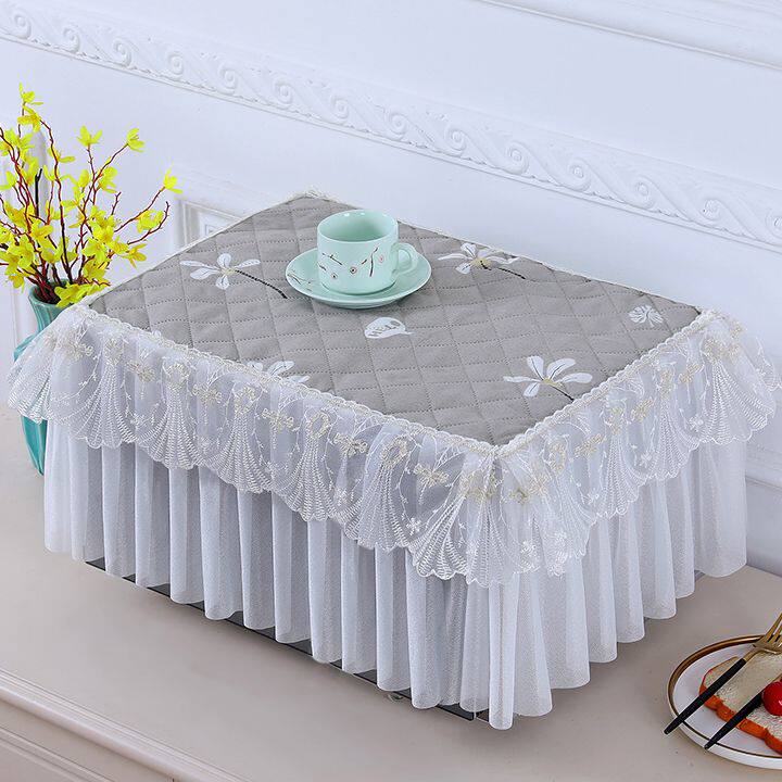 打印机防尘罩全包防尘罩微波炉罩电烤箱防油蕾丝盖布通用盖巾打印