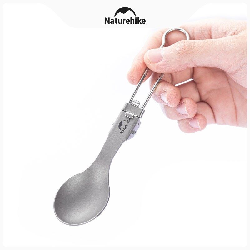 【钛餐具】挪客户外钛材质便携餐具旅游餐勺餐叉野餐便携折叠餐具