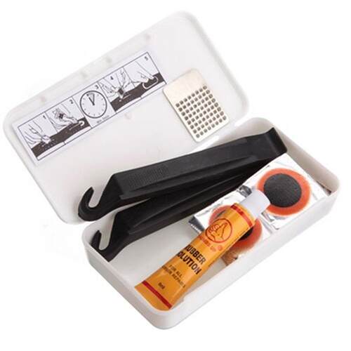 bike repair fix kit flat rubber tire tyre tube patch glue