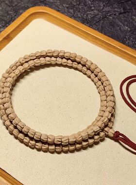 西藏热振百香籽柏香籽108顺纹鬼脸文玩男女款菩提子原生态民族风