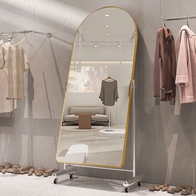 服装店可移动全身镜家用落地跳舞多功能轻奢网红卧室大镜子舞蹈镜