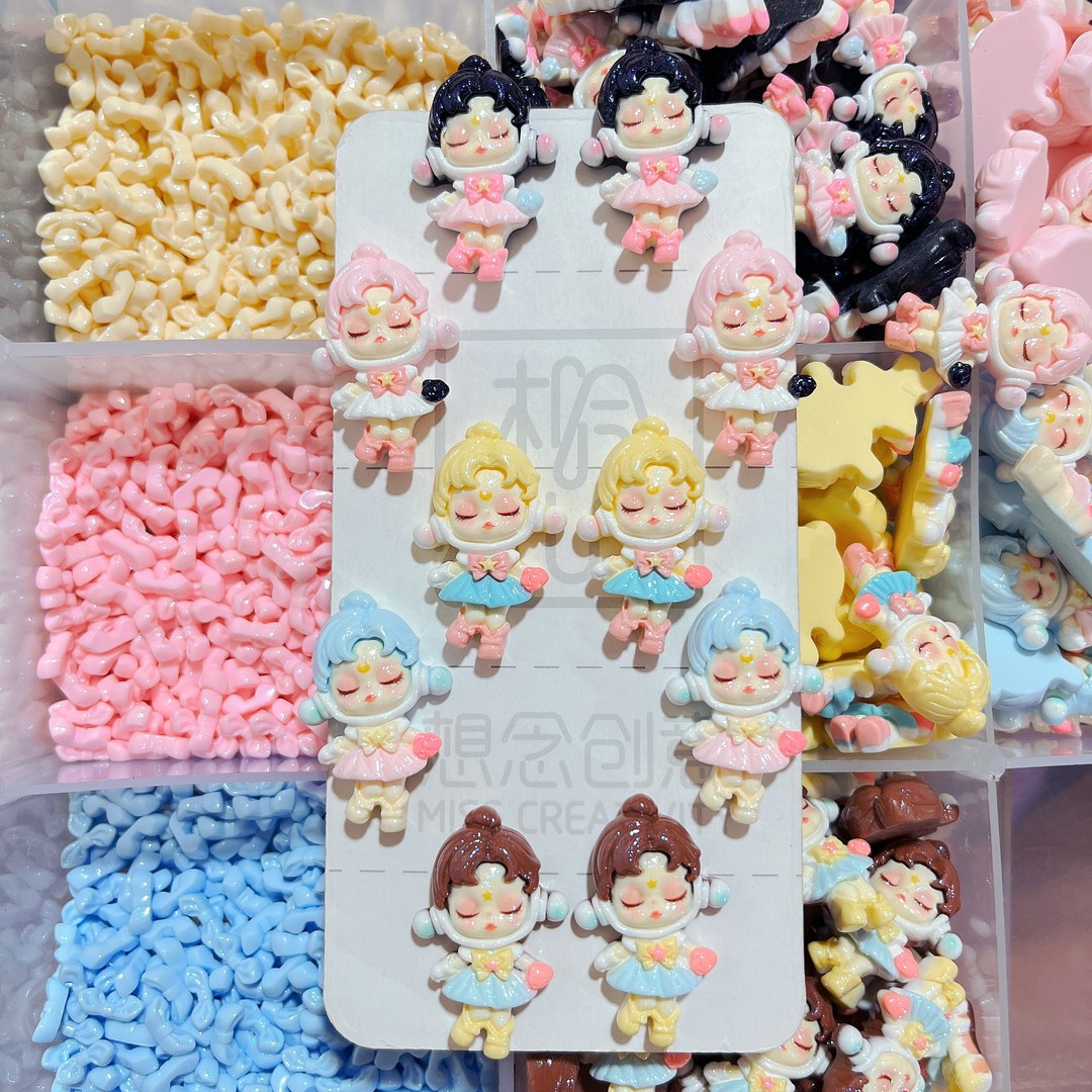 2号（高货）想念可可爱爱树脂配件发夹