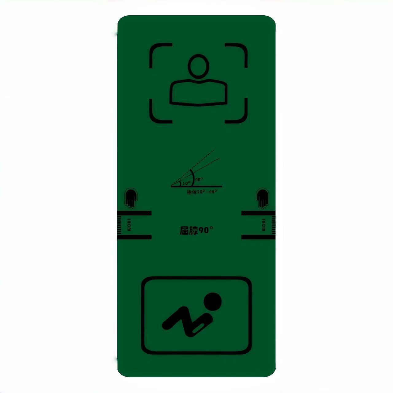 新仰卧起坐卷腹垫加厚加宽考核垫tpe瑜伽垫防滑耐磨健身垫训练垫