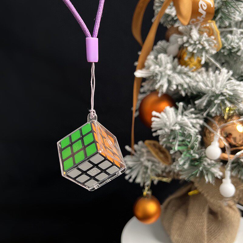 GAN福利款迷你三阶328小魔方可打乱还原益智儿童玩具小挂件绳子