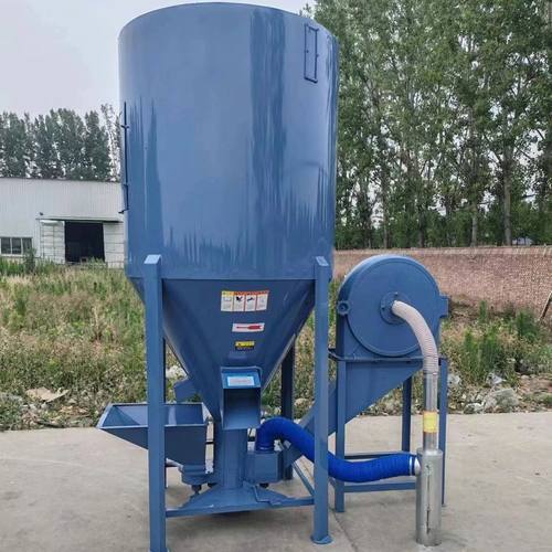 家用立式搅拌机粉碎机一体机无尘自吸玉米粉碎机养殖场打料机厂家