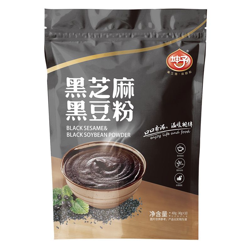 坤予红豆薏米粉400g粗粮早餐冲饮即冲即食黑芝麻黑豆粉黑芝麻糊