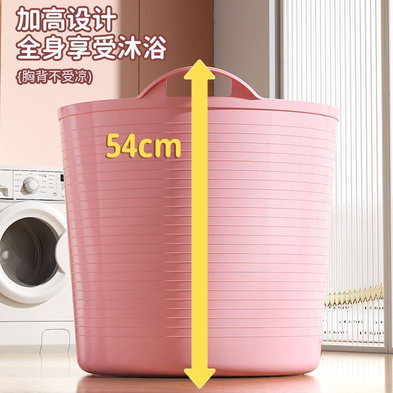 儿童特大号洗澡婴儿加厚宝宝泡澡浴桶家用塑料小孩保温沐浴洗澡盆