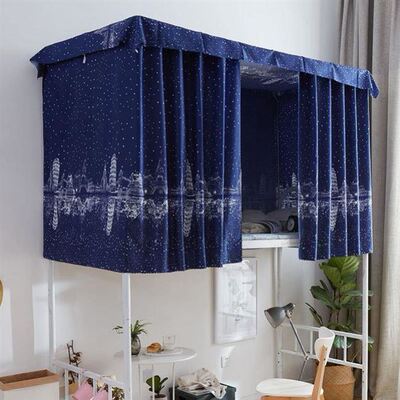 college wind bed curtain half shade cloth dormitory