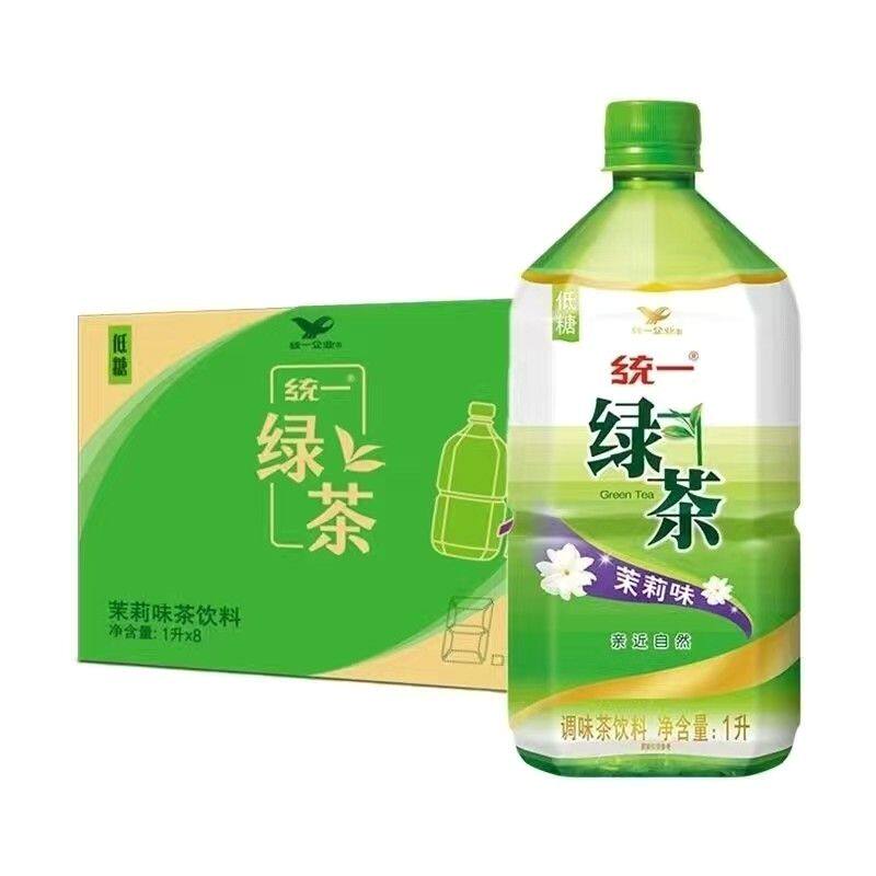 统一1L饮料大瓶青梅绿茶金桔双萃柠檬茶饮料水晶葡萄