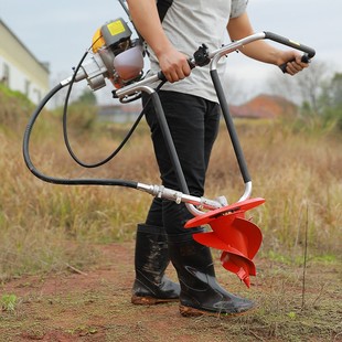 背负割草机烟叶种植机打塘机开垦机打洞打窝挖穴机烟钻种烟打孔器