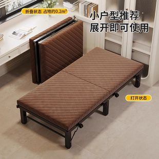 床边加宽拼接床儿童大人可睡铁艺软包侧边床加固折叠单人床可移动