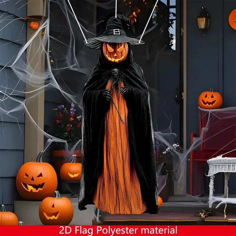 Halloween Witch Ghost Decor Festival Props Horror Pendant Ha