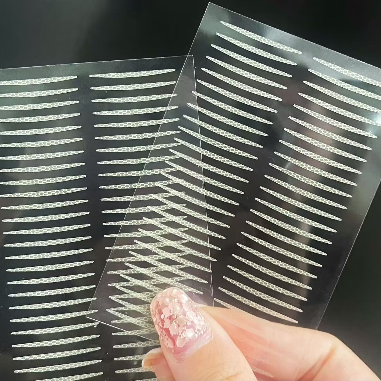 特细极细型双眼皮贴女肉色无痕自然肤色单面隐形适合素颜