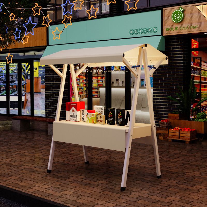 地摊摆摊展示架集市摊位市集网红夜市可折叠花车户外促销移动架子