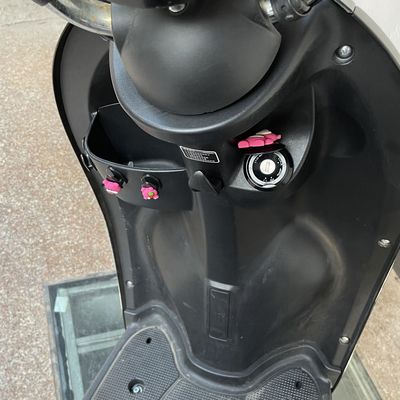 电动车钥匙孔保护盖摩托车一键启动可爱卡通草莓熊点火装置