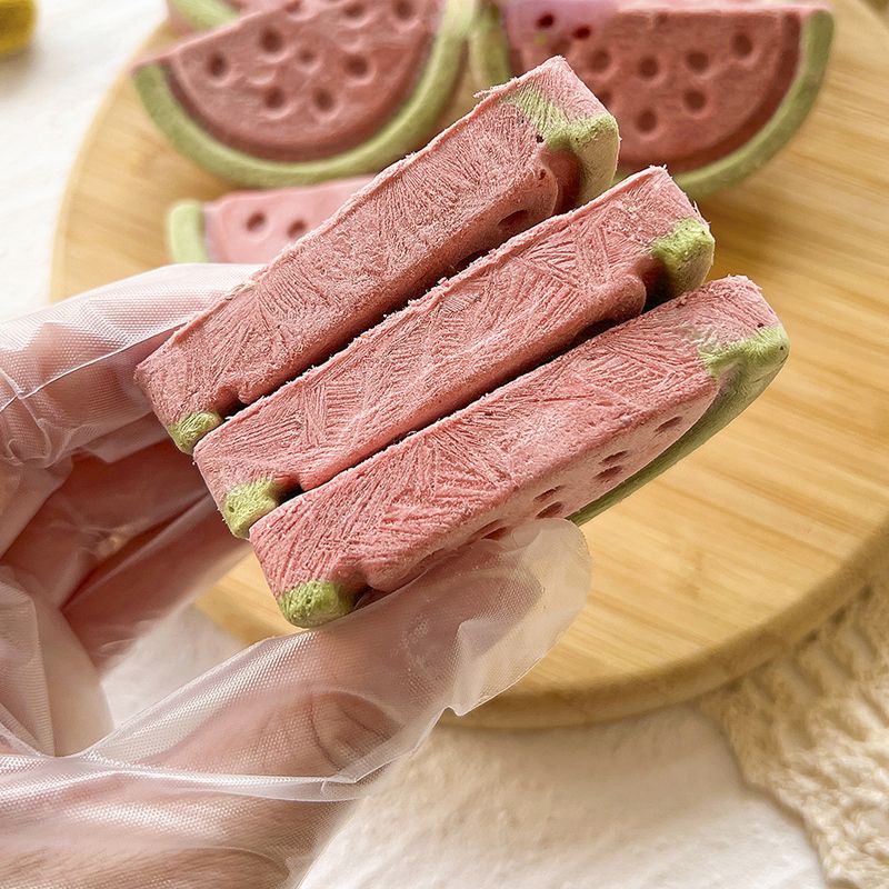 冻干西瓜饼干猫零食猫粮独立包装宠物冻干狗零食狗粮生骨肉幼犬吃